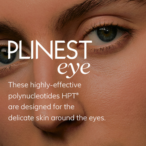 plinest eye - these highly-effective polynucleotides HPT are designed for the delicate skin around the eyes.