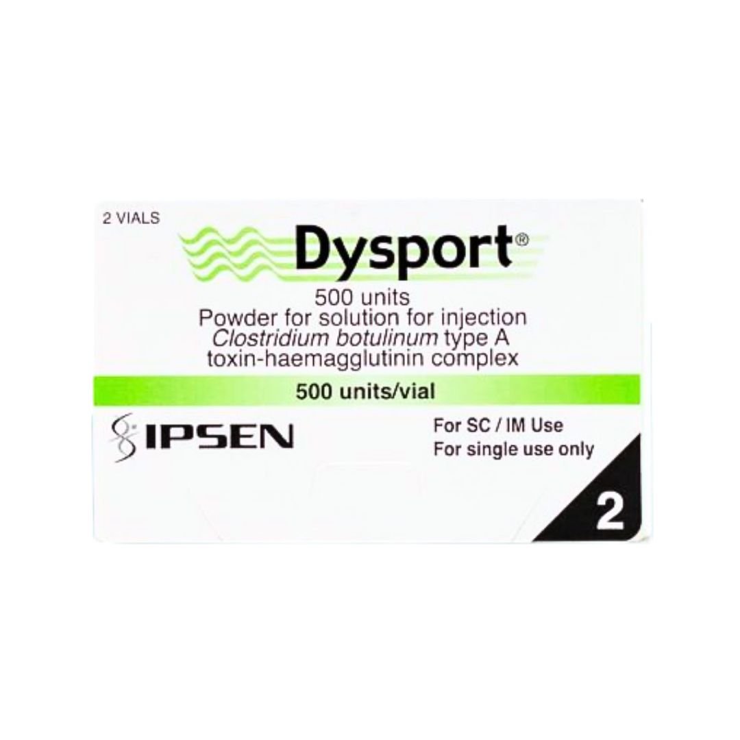 Dysport 500 Unit Inj Vials x2 - Toxins & Diluents