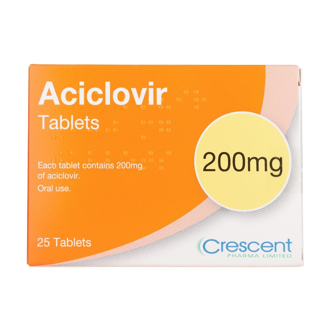 Aciclovir Tablets 25 x 200mg