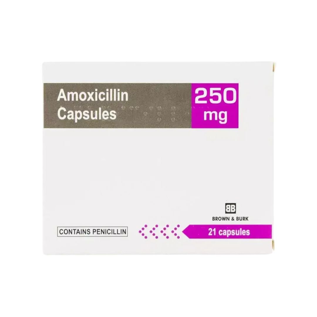 Amoxicillin Capsules 21 x 250mg