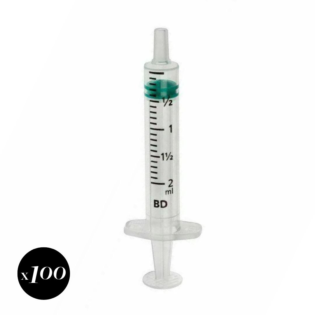 BD Emerald Hypodermic 2ml Syr- Luer Slip Concentric x 100
