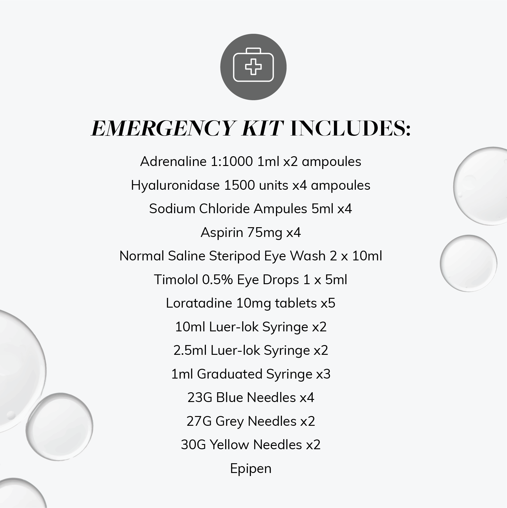 Emergency Kit with Epipen