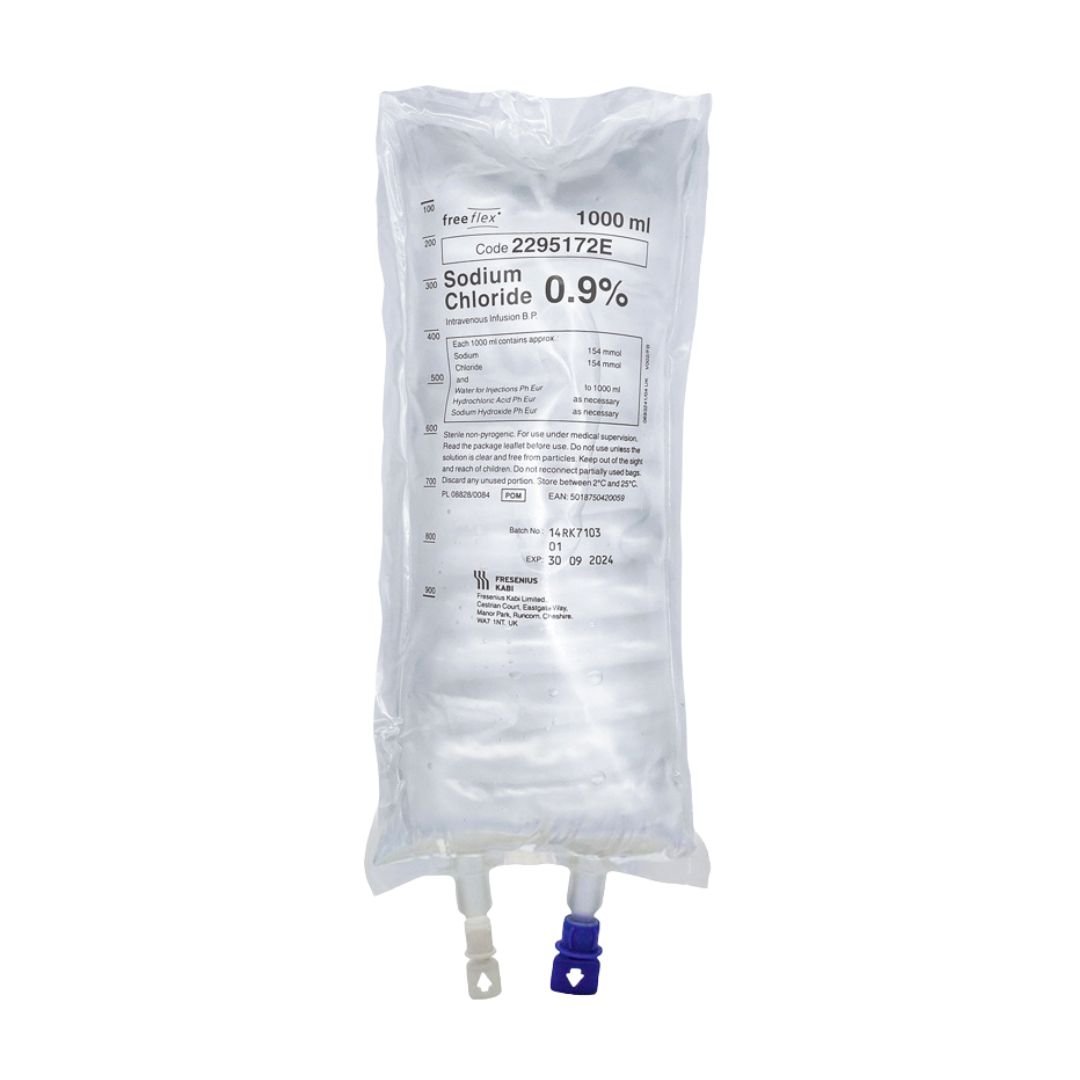 Freeflex Sodium Chloride 0.9% IV Bag 1000ml