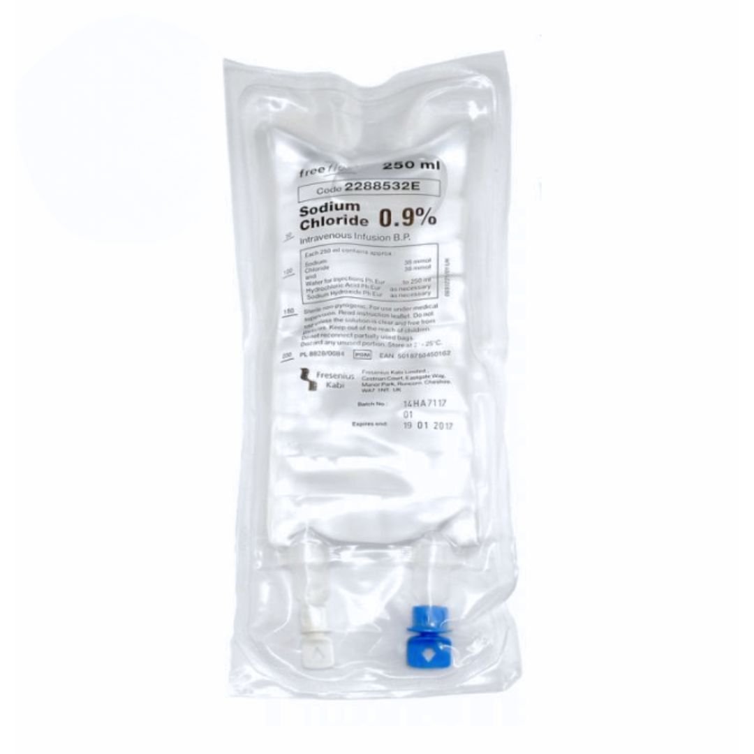 Freeflex Sodium Chloride 0.9% IV Bag 250ml
