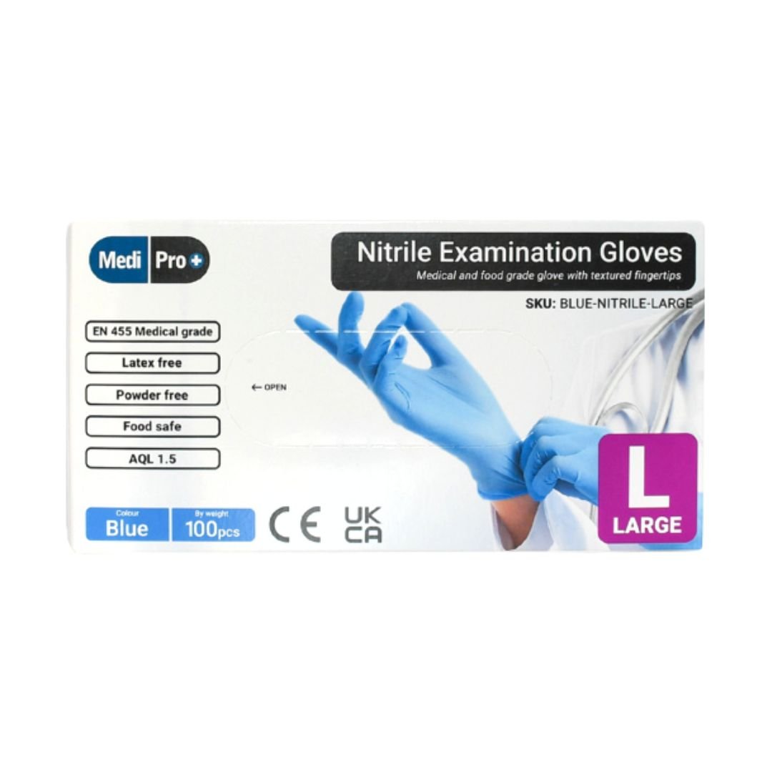 Large Nitrile Powder Free Gloves x100