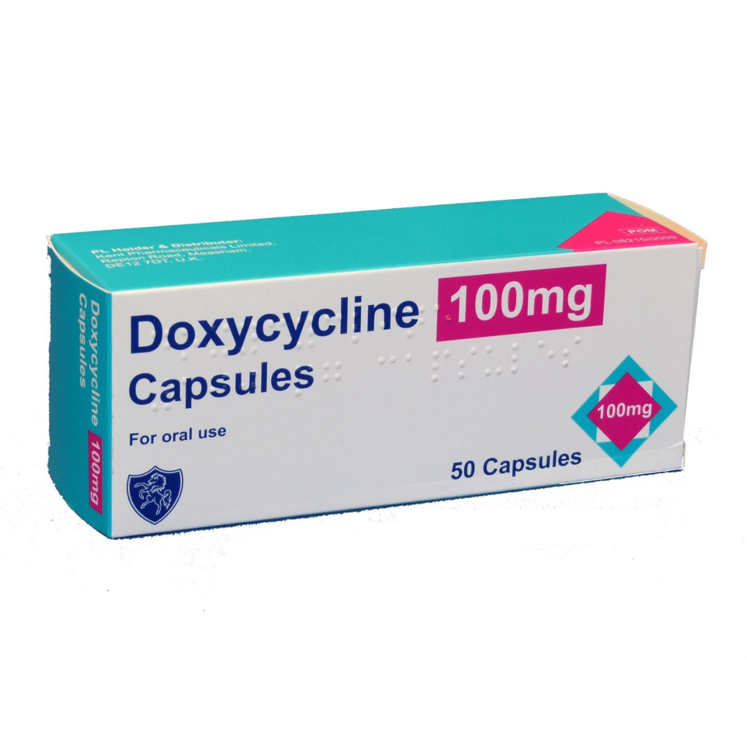 Doxycycline Capsules 100mg x50