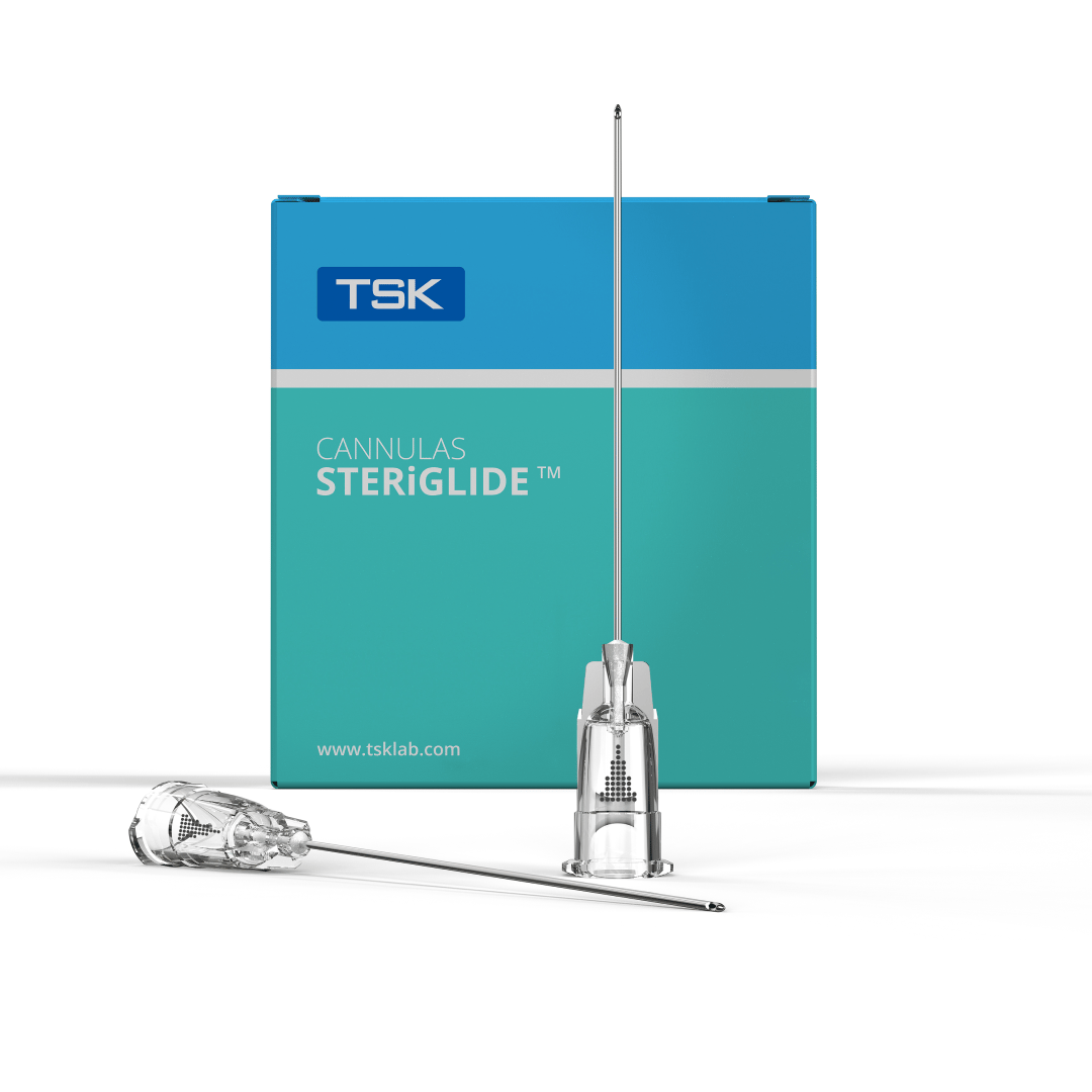 TSK Steriglide Cannulas 25g x 50mm x 4