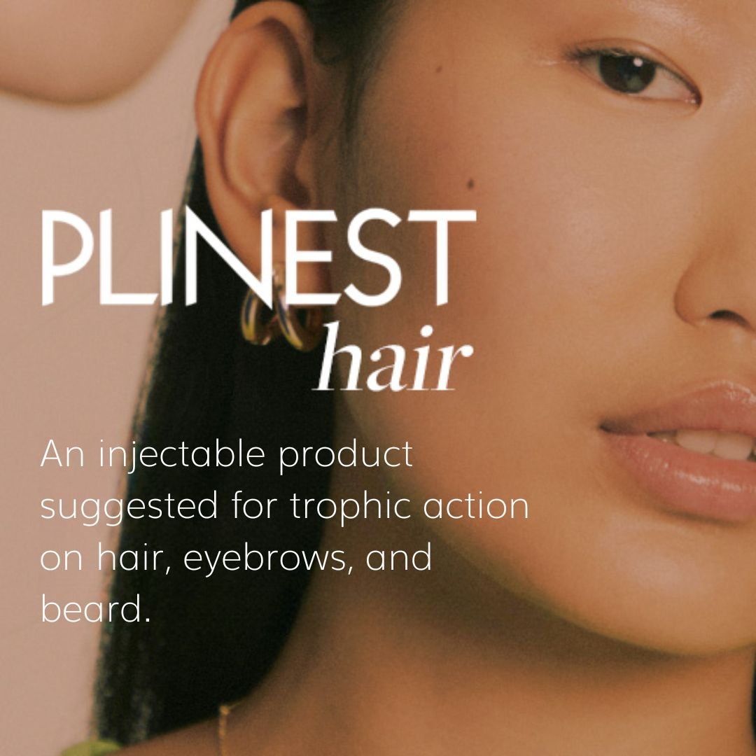 plinest hair - an injectable product suggested for trophic action on hair, eyebrows and beard.