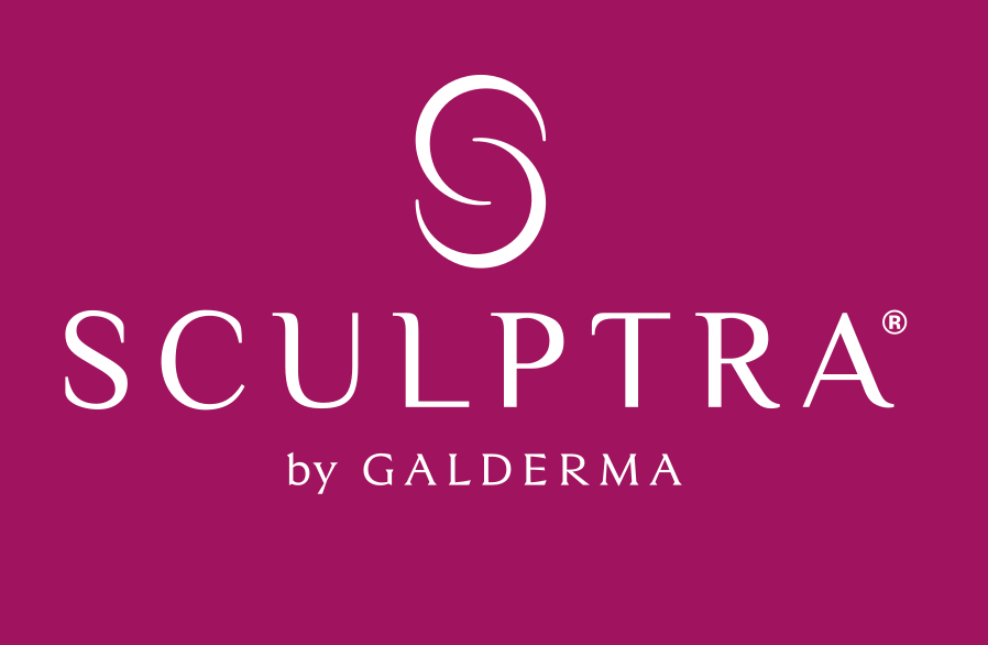 sculptra logo white