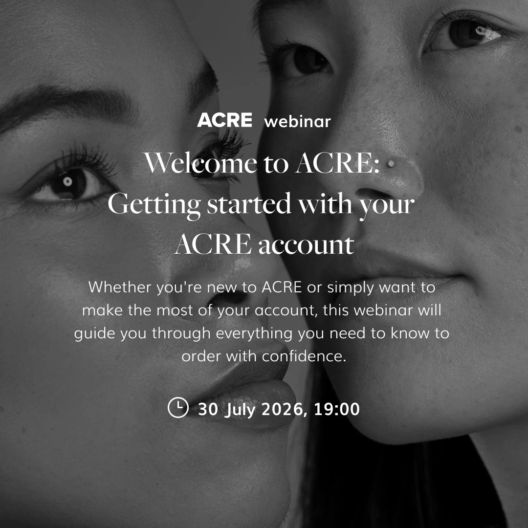Welcome to ACRE: Getting started with your ACRE account